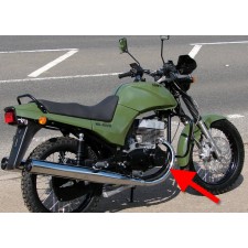 MOTOROVÉ VÍKO ALTERNÁTORU - NOVÉ - ČERNÝ LAK